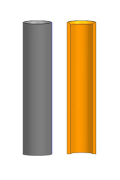 Monoblock taphole tube